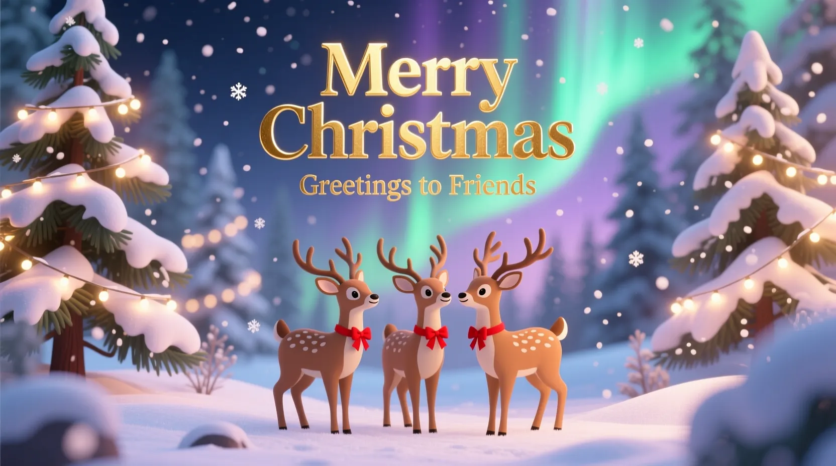 Send Merry Christmas Greetings to Friends, Family (Christmas Day)