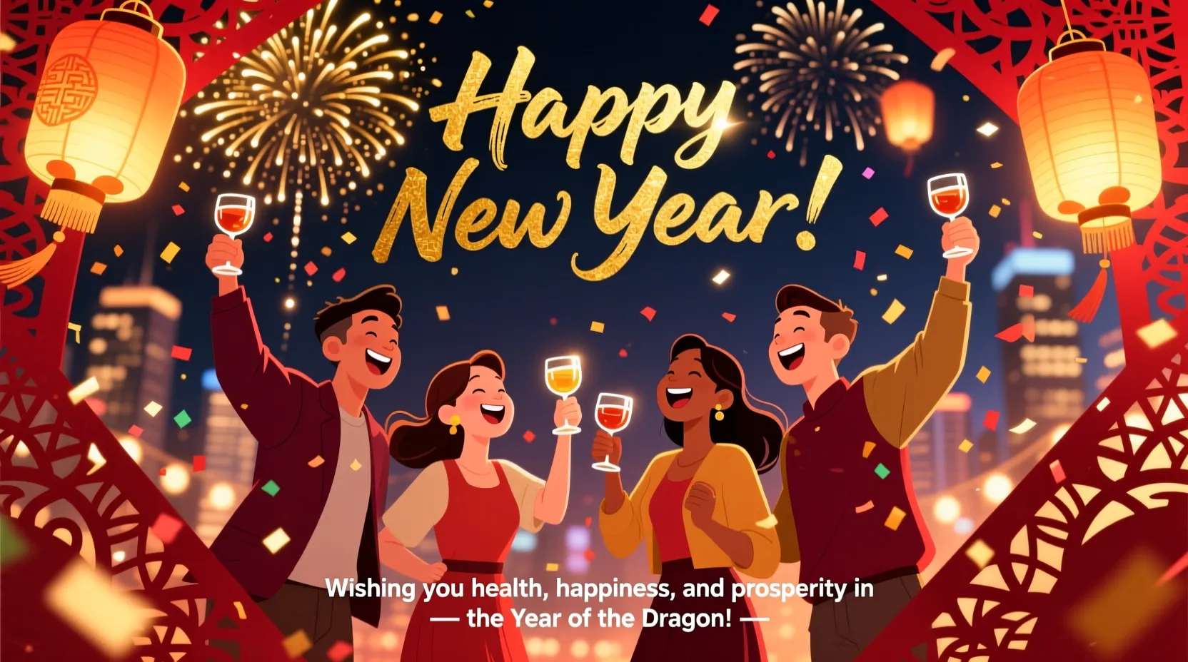 Send Happy New Year SMS to Friends and Family on New Year 2026 🎉