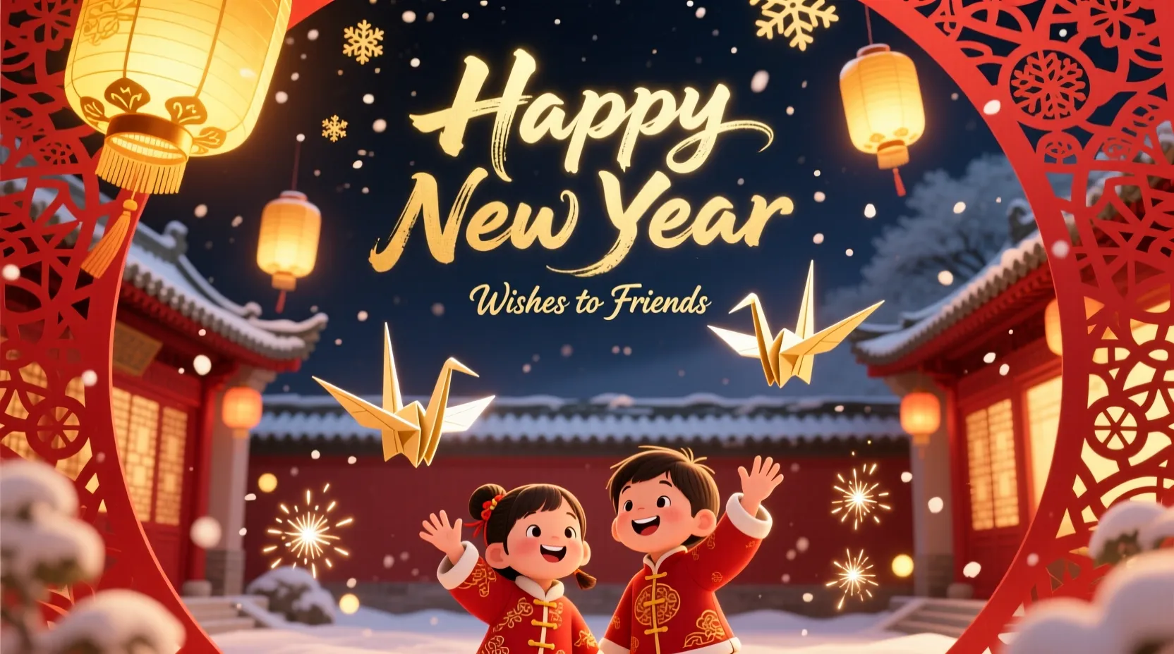 Send Happy New Year to Friends Wishes and Family on New Year 2026