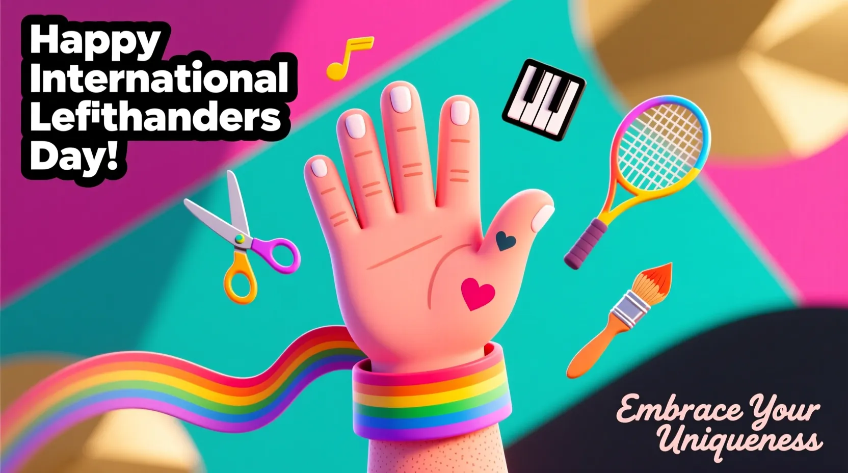 💫 376+ Heartfelt International Lefthanders Day Wishes to Celebrate Left-Handed Legends