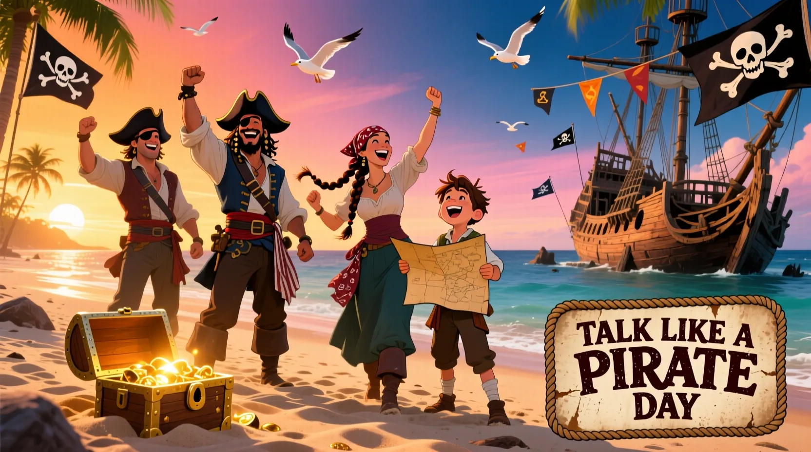 International Talk Like a Pirate Day: Wishes, Quotes, Messages, Status, Greetings, Images
